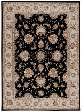 Nourison Serenade Black Rectangle 5x7 ft Lucxelle Carpet 100933