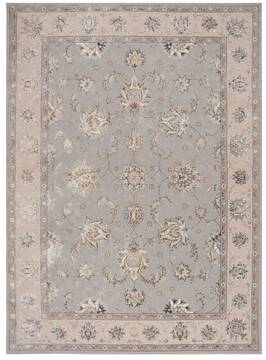 Nourison Serenade Grey Rectangle 4x6 ft Lucxelle Carpet 100937