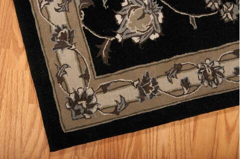 Nourison Serenade Black 80 X 110 Area Rug 805-100954 Image 1