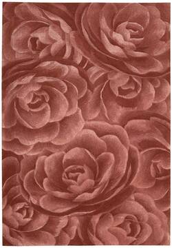 Nourison Moda Purple Rectangle 8x10 ft Wool Carpet 101004