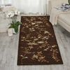 Nourison MODERN ELEGANCE Brown Runner 23 X 80 Area Rug 99446044686 805-101018 Thumb 1