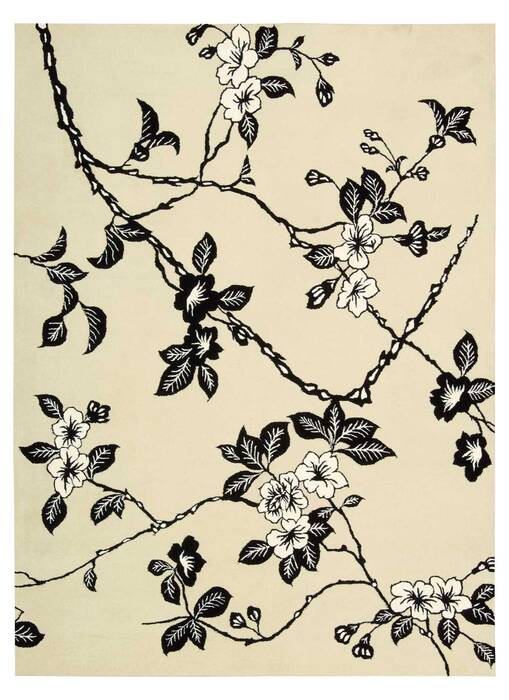 Nourison Modern Elegance Black 56 X 75 Area Rug 805-101025 Image 0