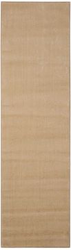 Nourison NEPAL Beige Runner 6 to 9 ft Wool Carpet 101028