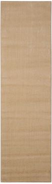 Nourison NEPAL Beige Runner 6 to 9 ft Wool Carpet 101028