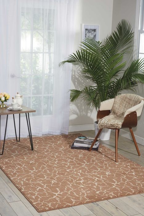 Nourison NEPAL Brown 96 X 130 Area Rug 99446116789 805-101037 Image 1
