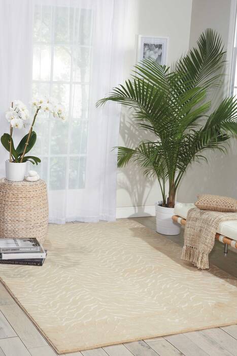 Nourison Nepal White 79 X 1010 Area Rug 805-101061 Image 3