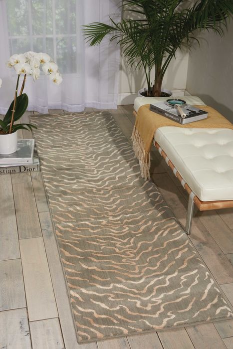 Nourison NEPAL Grey Runner 23 X 80 Area Rug 99446117373 805-101063 Image 1