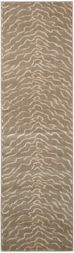 Nourison NEPAL Grey Runner 6 to 9 ft Wool Carpet 101063