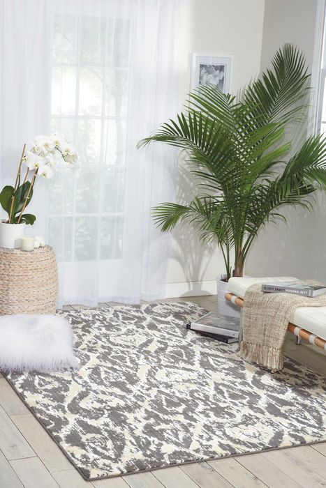 Nourison NEPAL Grey 79 X 1010 Area Rug 99446260833 805-101078 Image 1