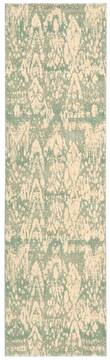 Nourison Nepal Green Runner 2'3" X 8'0" Area Rug  805-101101