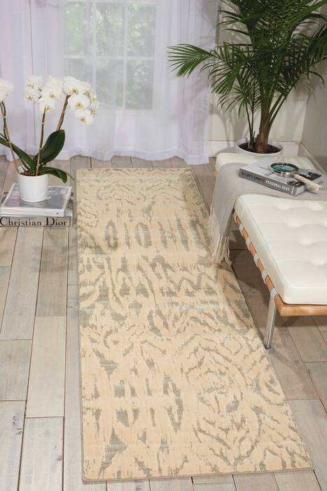 Nourison Nepal Beige Runner 23 X 80 Area Rug 805-101106 Image 3