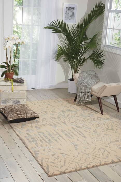 Nourison Nepal Beige 53 X 75 Area Rug 805-101108 Image 3