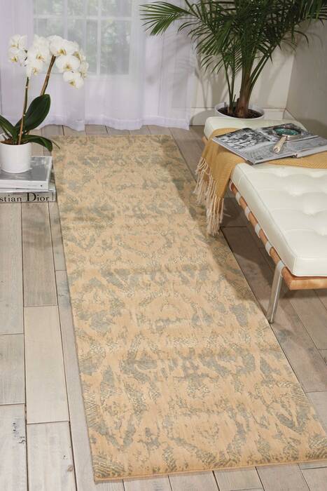 Nourison Nepal Beige Runner 23 X 80 Area Rug 805-101121 Image 3