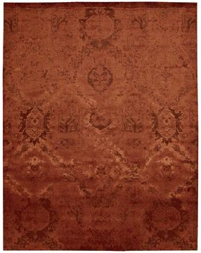 Nourison NIGHTFALL Red 5'6" X 8'0" Area Rug 99446307538 805-101132