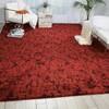 Nourison Nightfall Red 56 X 80 Area Rug  805-101142 Thumb 3