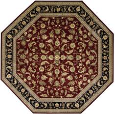 Nourison Nourison 2000 Red Octagon 10'0" X 10'0" Area Rug  805-101156