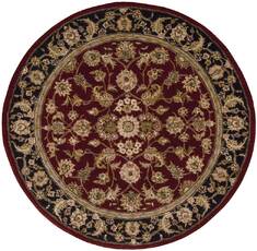 Nourison Nourison 2000 Red Round 4 ft and Smaller Wool Carpet 101163