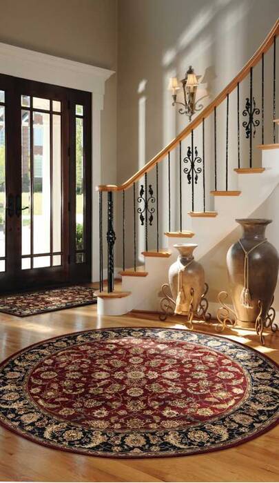 Nourison Nourison 2000 Red Round 60 X 60 Area Rug 805-101165 Image 3