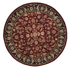 Nourison Nourison 2000 Red Round 5 to 6 ft Wool Carpet 101165