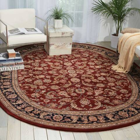 Nourison Nourison 2000 Red Oval 76 X 96 Area Rug 805-101166 Image 3