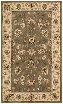 Nourison Nourison 2000 Green Rectangle 2x4 ft Wool Carpet 101176