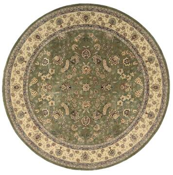 Nourison Nourison 2000 Green Round 8'0" X 8'0" Area Rug  805-101183