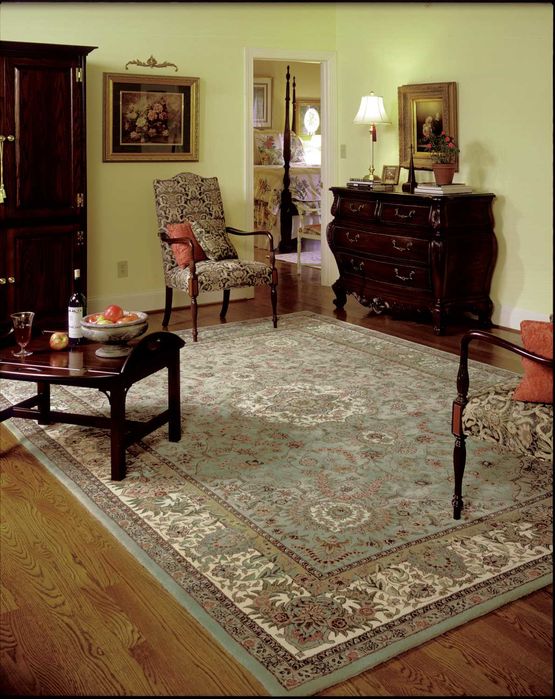 Nourison 2000 Green 86 X 116 Area Rug 99446899644 805-101212 Image 1
