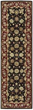 Nourison Nourison 2000 Black Runner 6 to 9 ft Wool Carpet 101228