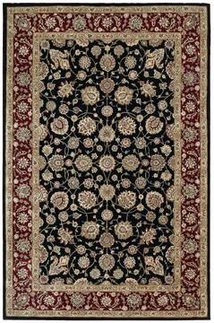 Nourison Nourison 2000 Black Rectangle 6x9 ft Wool Carpet 101233
