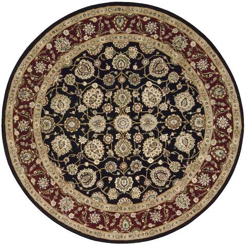 Nourison Nourison 2000 Black Round 60 X 60 Area Rug 805-101234 Image 0