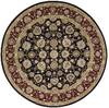 Nourison Nourison 2000 Black Round 60 X 60 Area Rug  805-101234 Thumb 0