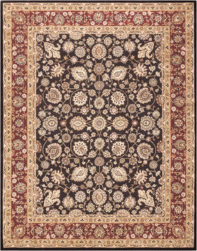 Nourison Nourison 2000 Black Rectangle 8x10 ft Wool Carpet 101236