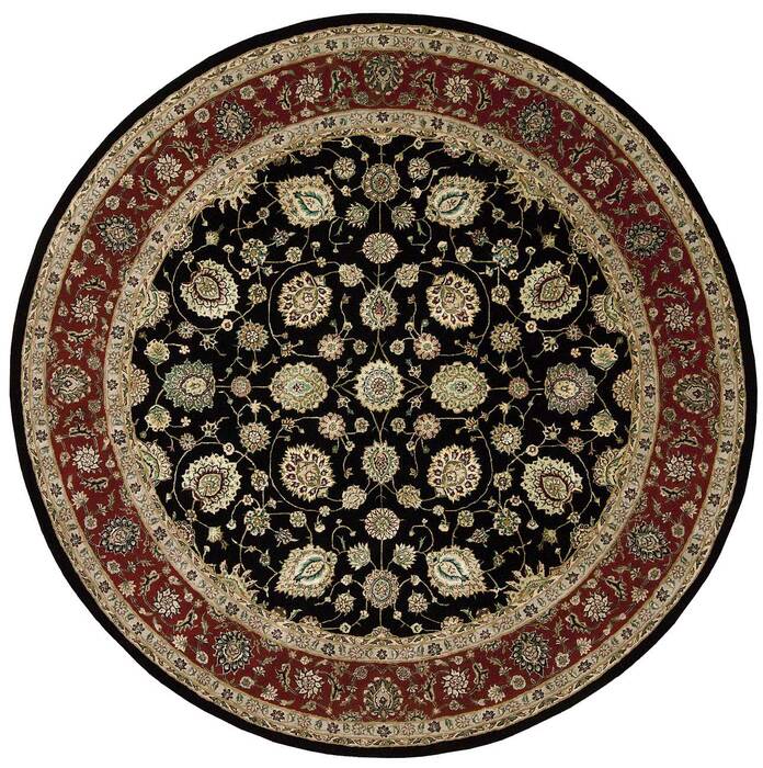 Nourison Nourison 2000 Black Round 80 X 80 Area Rug 805-101237 Image 0