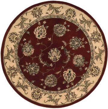 Nourison Nourison 2000 Red Round 4'0" X 4'0" Area Rug  805-101245