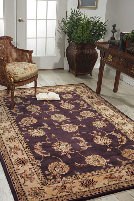 Nourison 2000 Purple Round 40 X 40 Area Rug 99446492197 805-101258 Image 1