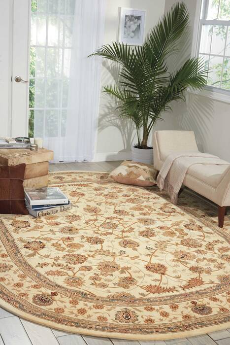 Nourison Nourison 2000 Beige Oval 76 X 96 Area Rug 805-101276 Image 3