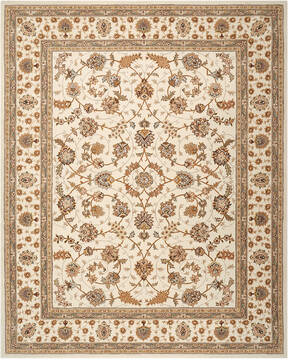 Nourison Nourison 2000 Beige Rectangle 8x10 ft Wool Carpet 101277
