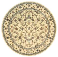Nourison Nourison 2000 Beige Round 7 to 8 ft Wool Carpet 101278