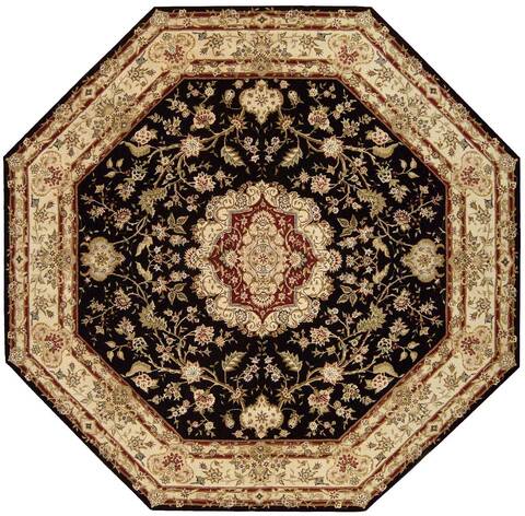 Nourison Nourison 2000 Black Octagon 100 X 100 Area Rug 805-101281 Image 0