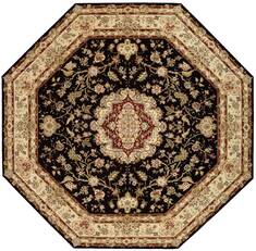 Nourison Nourison 2000 Black Octagon 9 ft and Larger Wool Carpet 101281