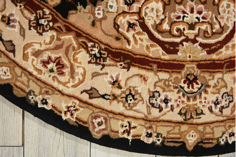 Nourison Nourison 2000 Black Round 40 X 40 Area Rug 805-101288 Image 1