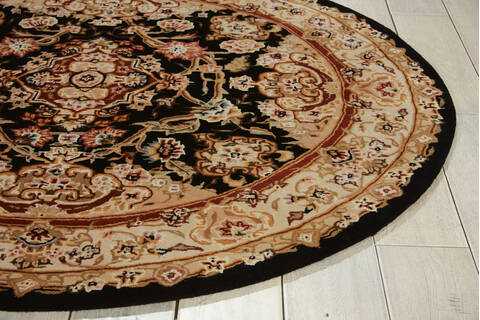 Nourison Nourison 2000 Black Round 40 X 40 Area Rug 805-101288 Image 4