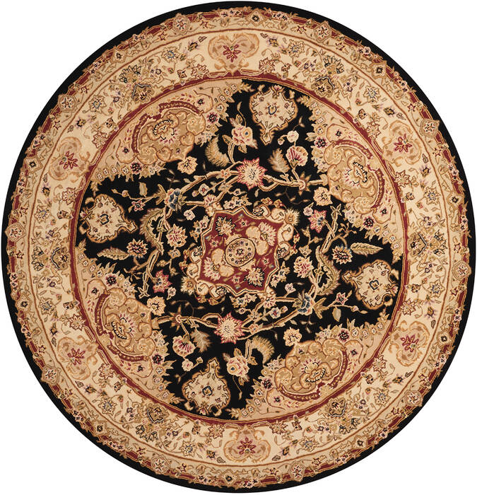 Nourison Nourison 2000 Black Round 60 X 60 Area Rug 805-101290 Image 0