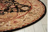 Nourison Nourison 2000 Black Round 60 X 60 Area Rug 805-101290 Thumb 4