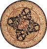 Nourison Nourison 2000 Black Round 60 X 60 Area Rug 805-101290 Thumb 0
