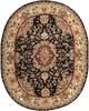 Nourison Nourison 2000 Black Oval 76 X 96 Area Rug 805-101291 Thumb 0