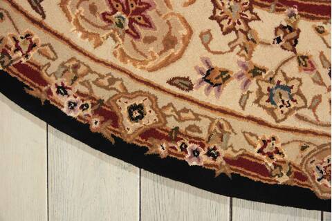 Nourison Nourison 2000 Black Round 80 X 80 Area Rug 805-101293 Image 1