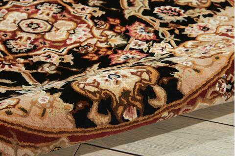 Nourison Nourison 2000 Black Round 80 X 80 Area Rug 805-101293 Image 2