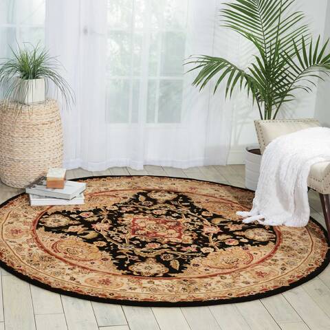 Nourison Nourison 2000 Black Round 80 X 80 Area Rug 805-101293 Image 3