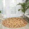 Nourison Nourison 2000 Brown Round 40 X 40 Area Rug  805-101314 Thumb 3